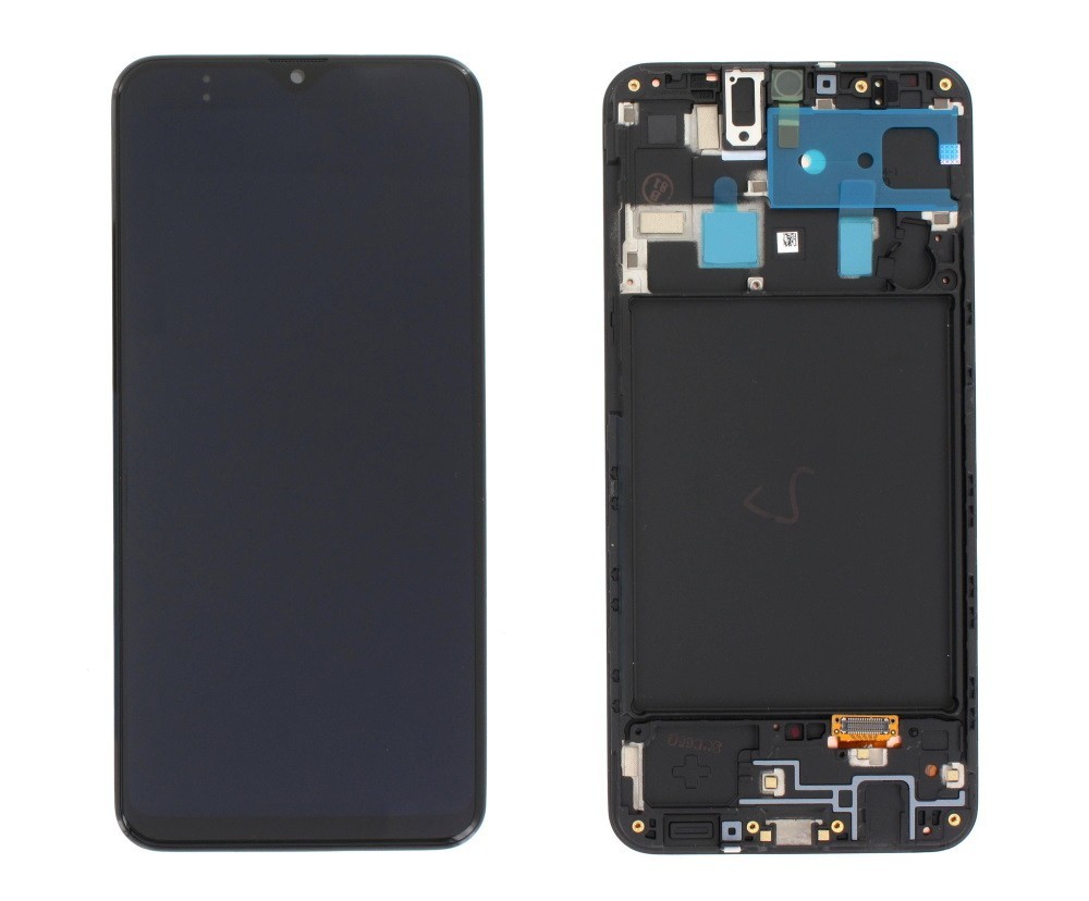 

Дисплей для Samsung A205F Galaxy A20 с рамкой черный (GH82-19571A) Оригинал