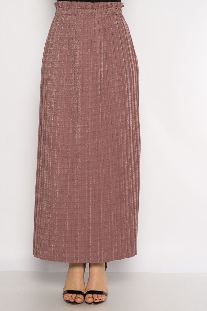 

Юбка макси с люрексом 631F003 (Фиолетовый) M-XL