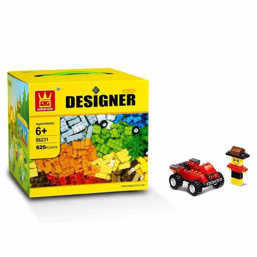 

Детский конструктор Wange Designer 625 деталей
