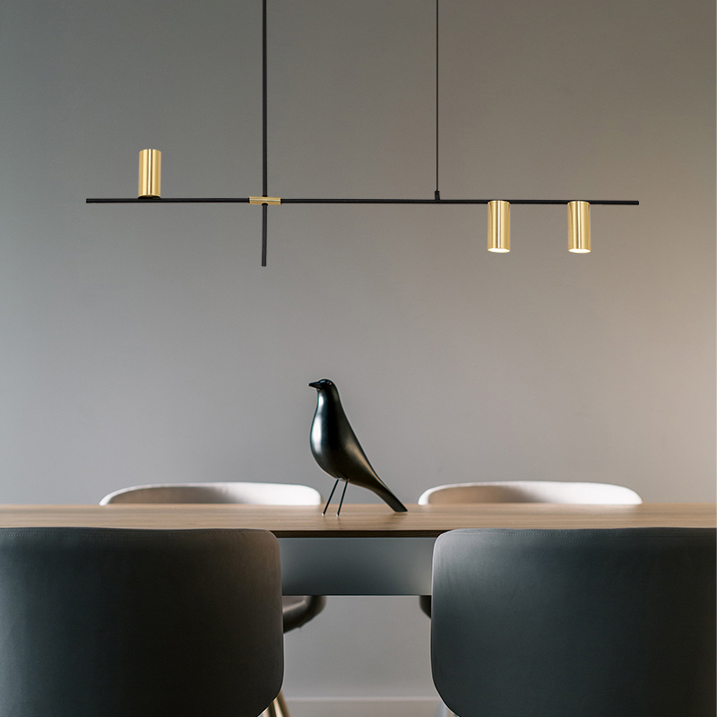 

ЛЮСТРА LED BLACK/GOLD L135 3P