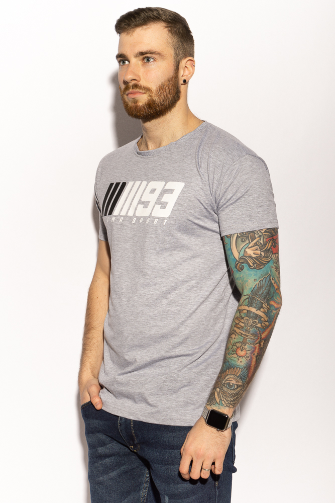 

Футболка мужская 85F342 (Темно-серый) XXL