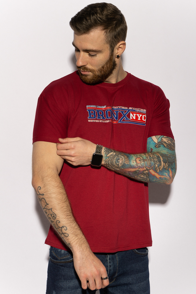 

Футболка мужская 85F403 Bronx (Бордо) L