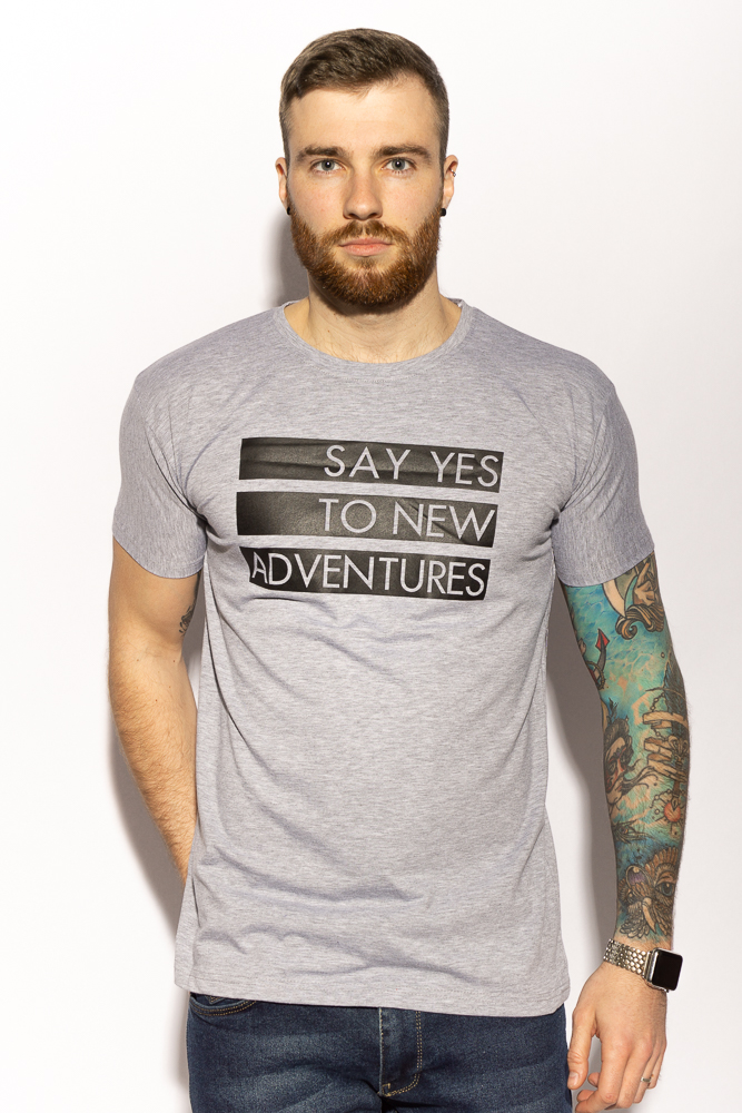 

Футболка мужская 85F307 (Серый) M