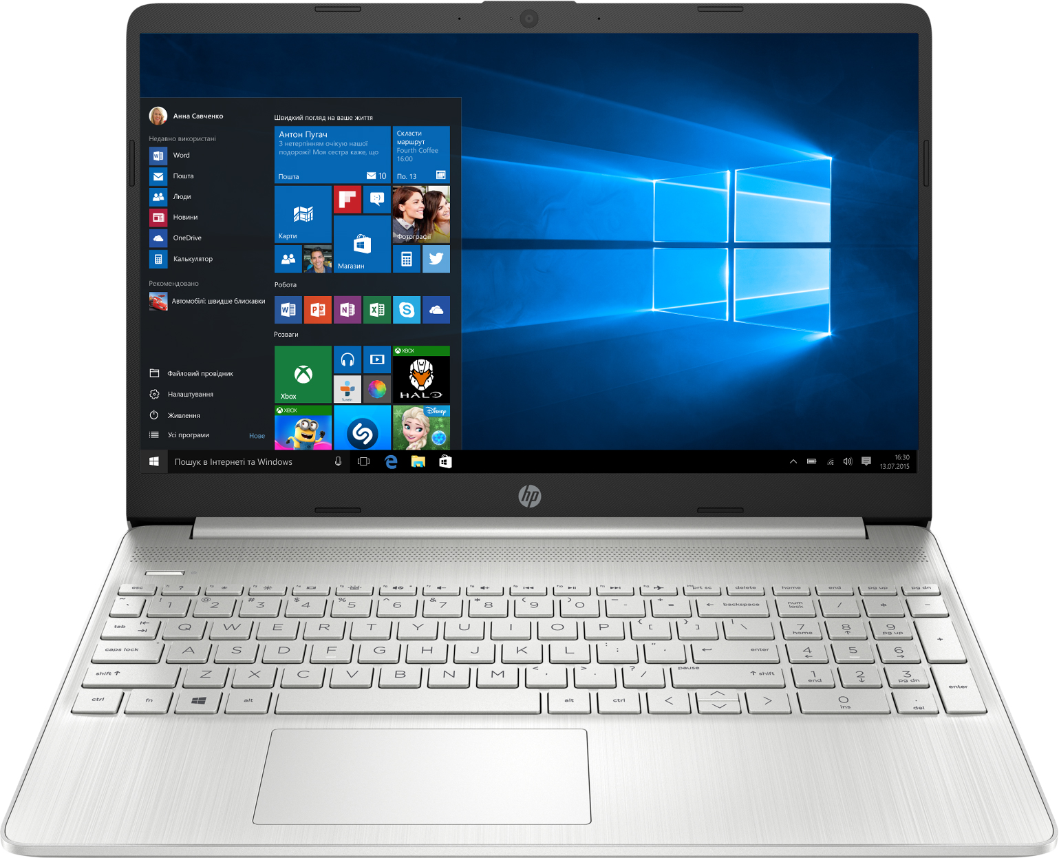 

Ноутбук HP Laptop 15s-eq2049ua (422G9EA) Natural Silver