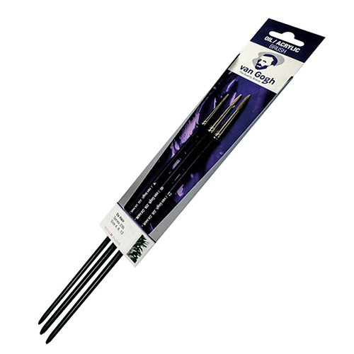 

Набор кистей VAN GOGH овальная (кошачий язык), Серия 232, (№4,8,12) (90923233)