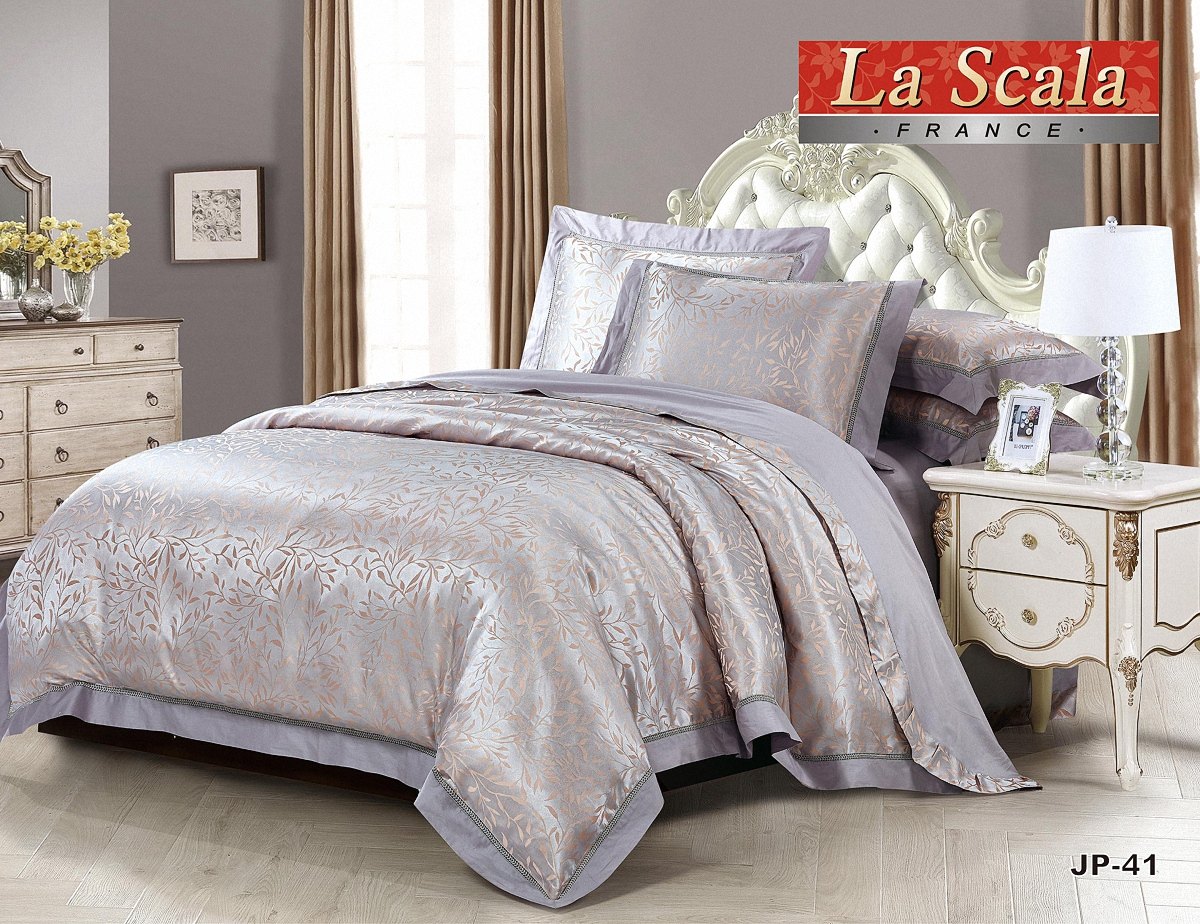 

Постельное белье La Scala JP-41 Двуспальный франция, жаккард