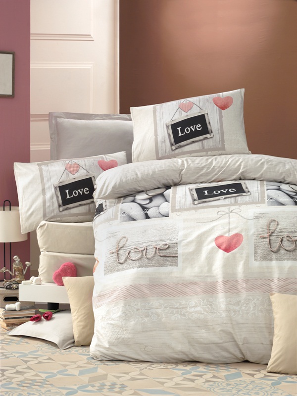 

Постельное белье LightHouse ROMANTIQUE Евро турция, ранфорс