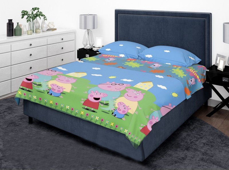 

Постельное белье MirSon 17-0507 Peppa Двуспальный италия, бязь