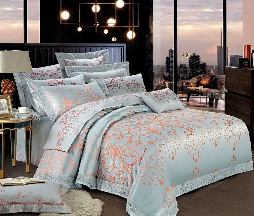 Постельное белье Word Of Dream FSM 509 Семейный китай, сатин-жаккард с вышивкой