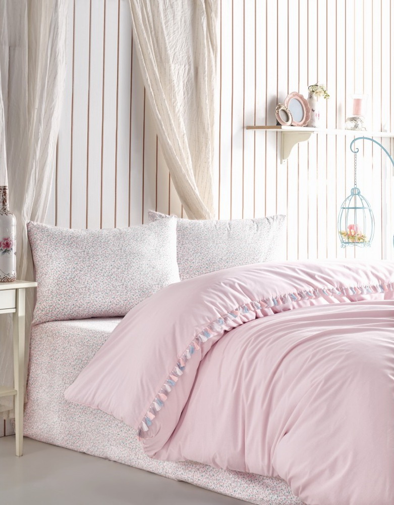 

Постельное белье Cotton Box Rita Pudra Евро турция, ранфорс