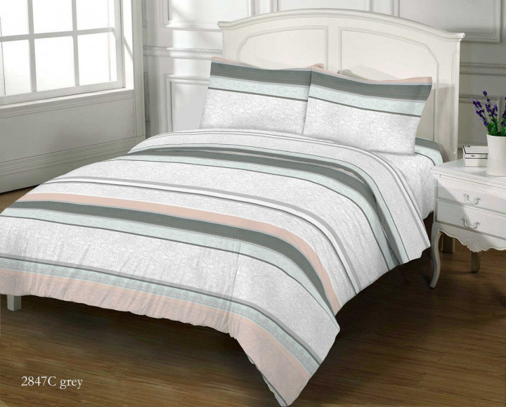 

Постельное белье Zastelli 2847 C GREY Двуспальный украина, бязь