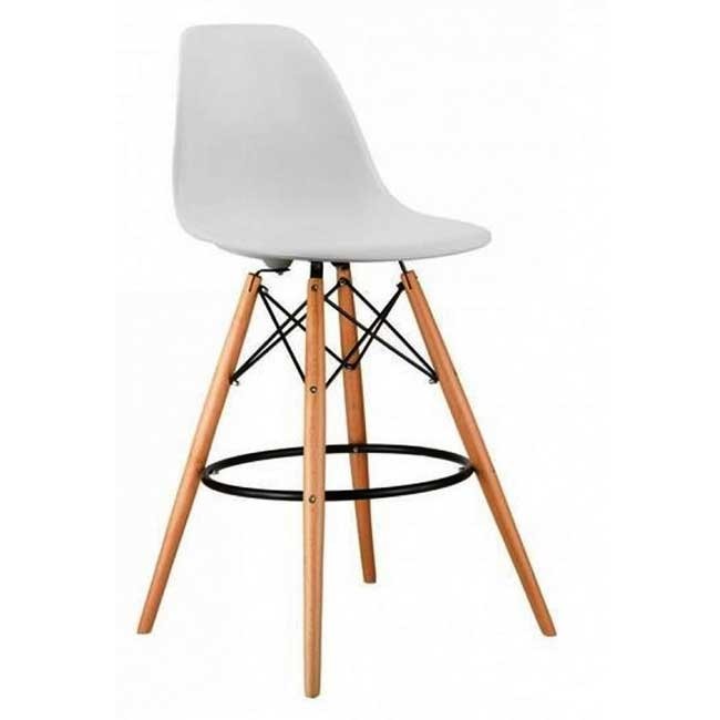 

Стул барный Accord Kordo Eames Chair белый 460x420x1080 мм