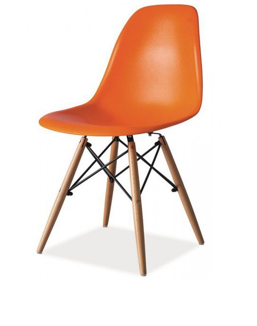 

Стул обеденный Accord Enzo Eames Chair оранжевый 460x420x800 мм