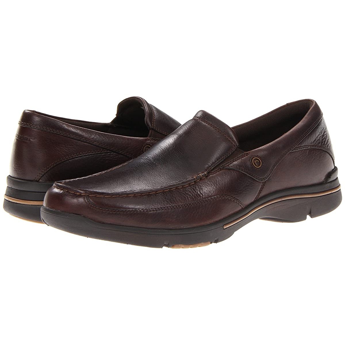 

Мокасины Rockport Eberdon Dark Brown Leather, 40 (250 мм)