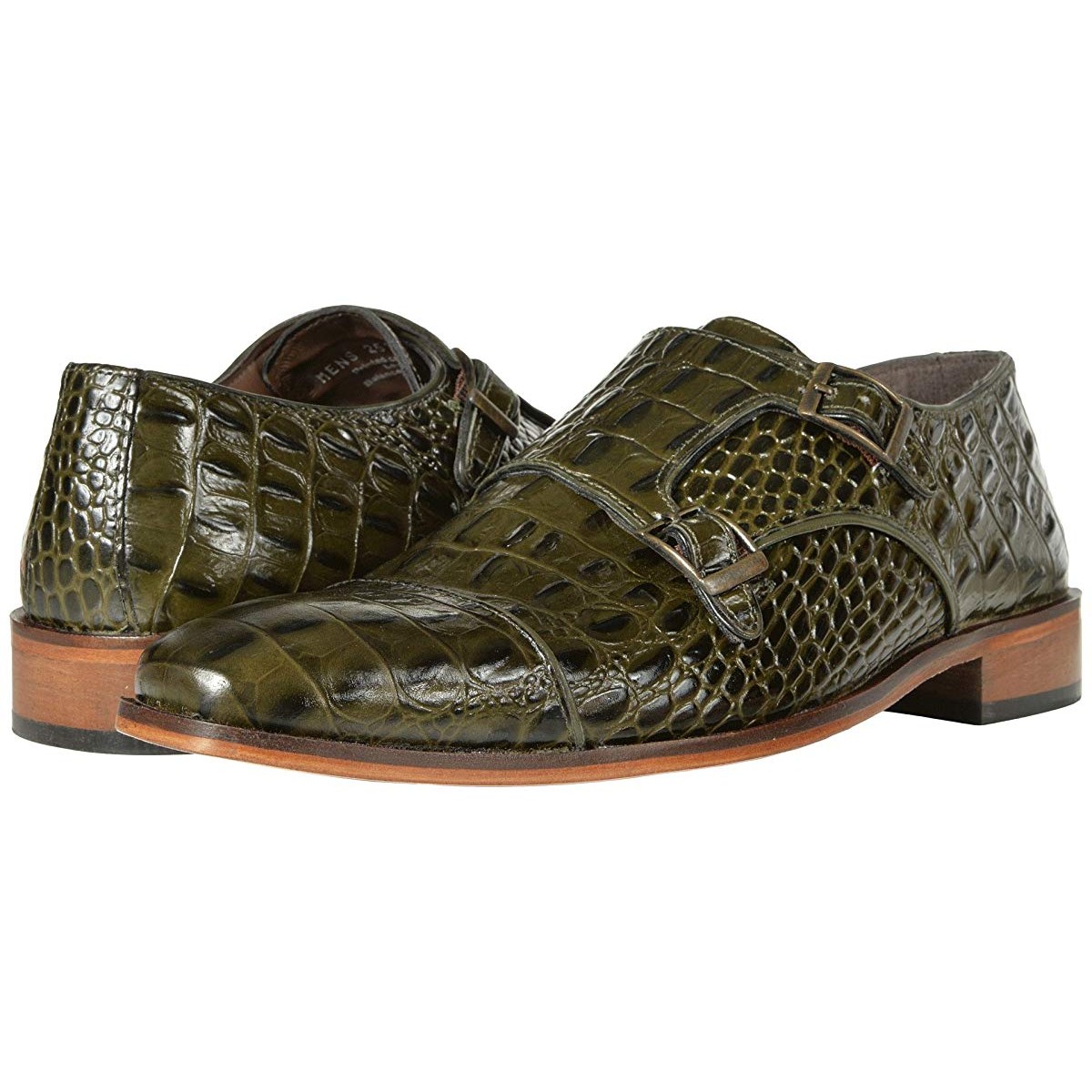 

Туфли Stacy Adams Golato Double Monkstrap Loafer Olive, 43 (280 мм)