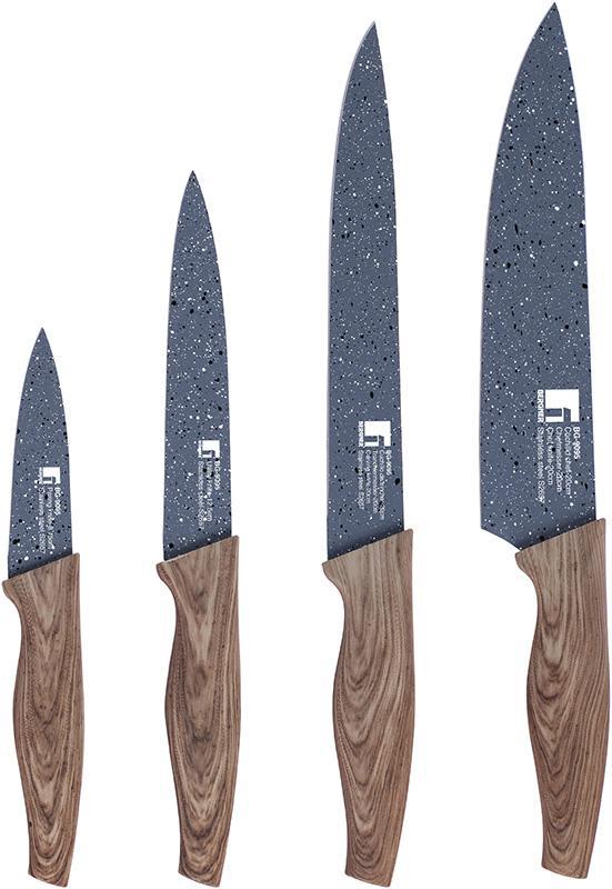 

Набор 4 кухонных ножа Bergner Marble Blade с мраморным покрытием