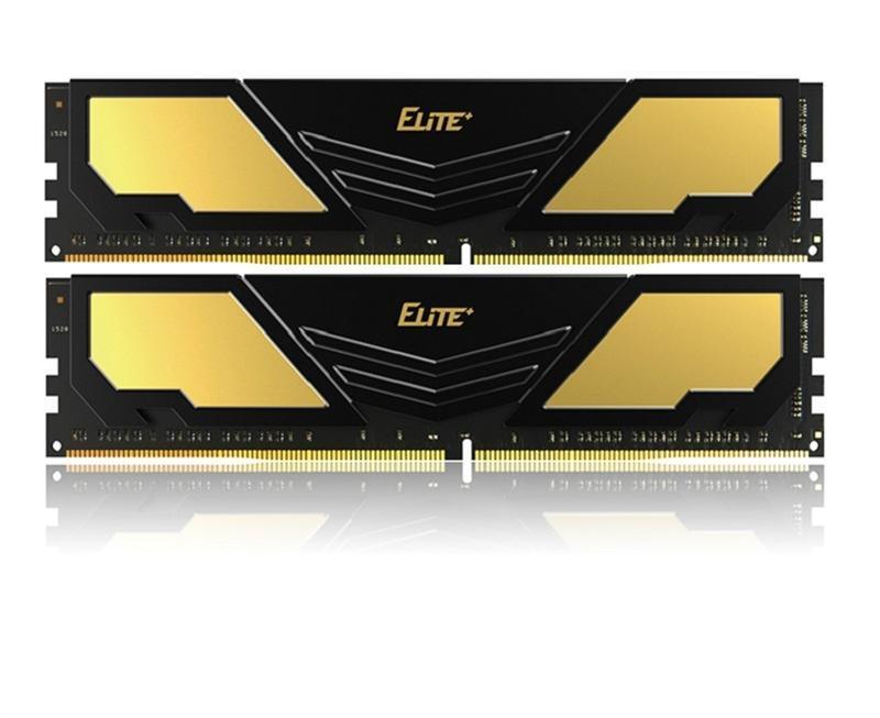 

Модуль памяти Team DDR4 16Gb (2x8) Elite Plus 2400 MHz Black (TPD416G2400HC16DC01)