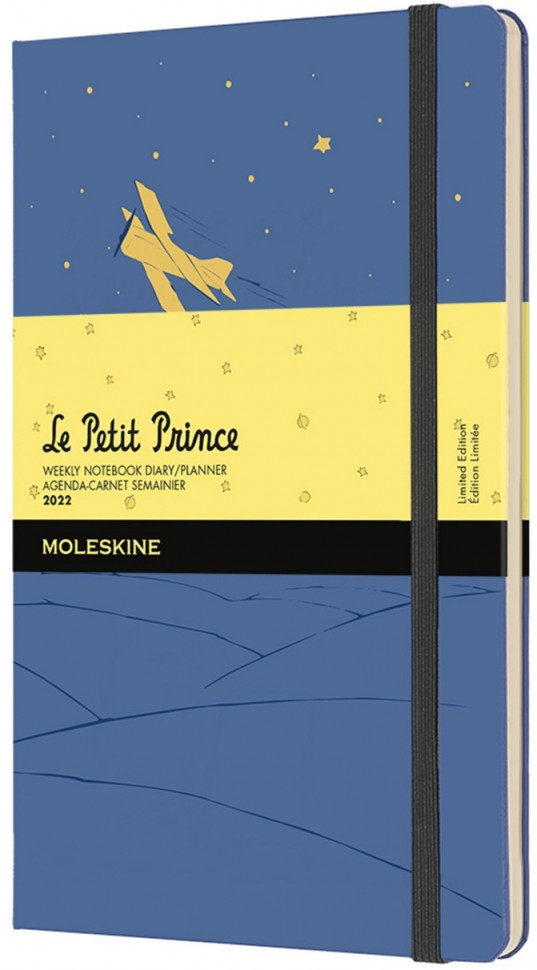 

Щотижневик Moleskine Le Petite Prince на 2022 рік середній 13 х 21 см синій
