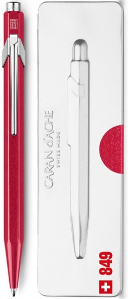 

Ручка Caran d'Ache 849 Metal-X червона + бокс