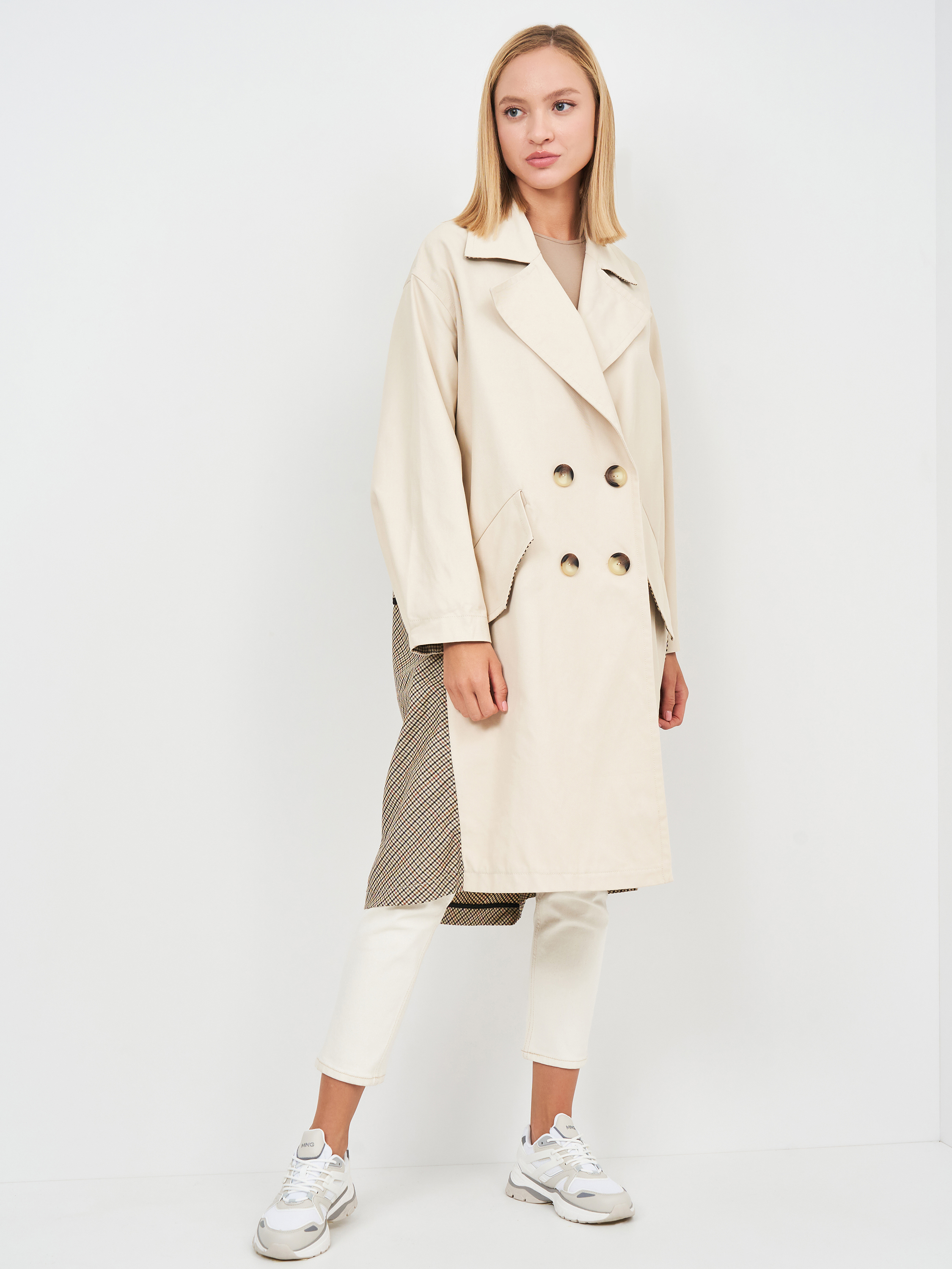 

Тренч Zara 8299/027/712 S Бежевый