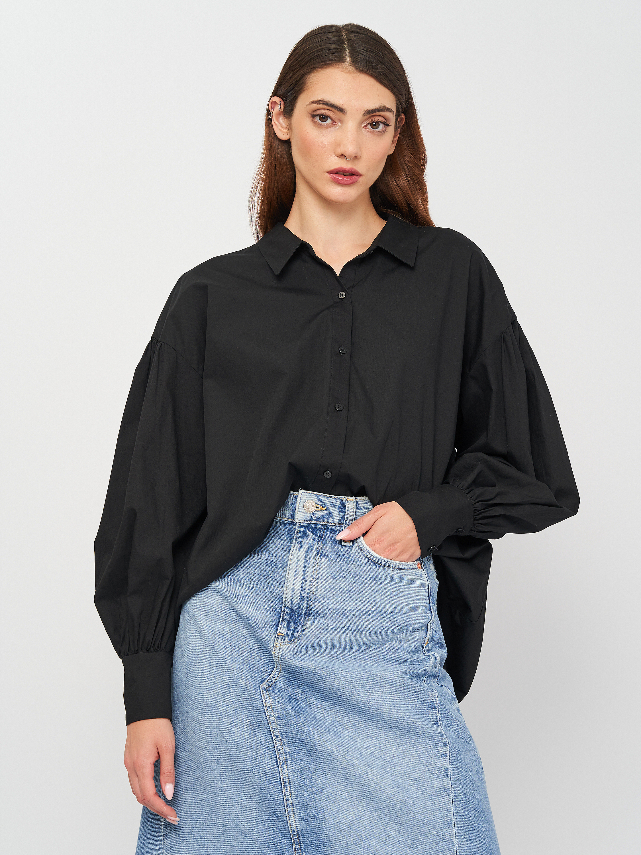

Рубашка Zara 8663/056/800 L Черная