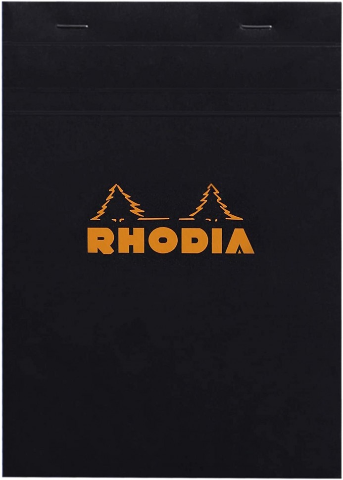 

Блокнот Rhodia Pad №16 А5 чорний в клітинку