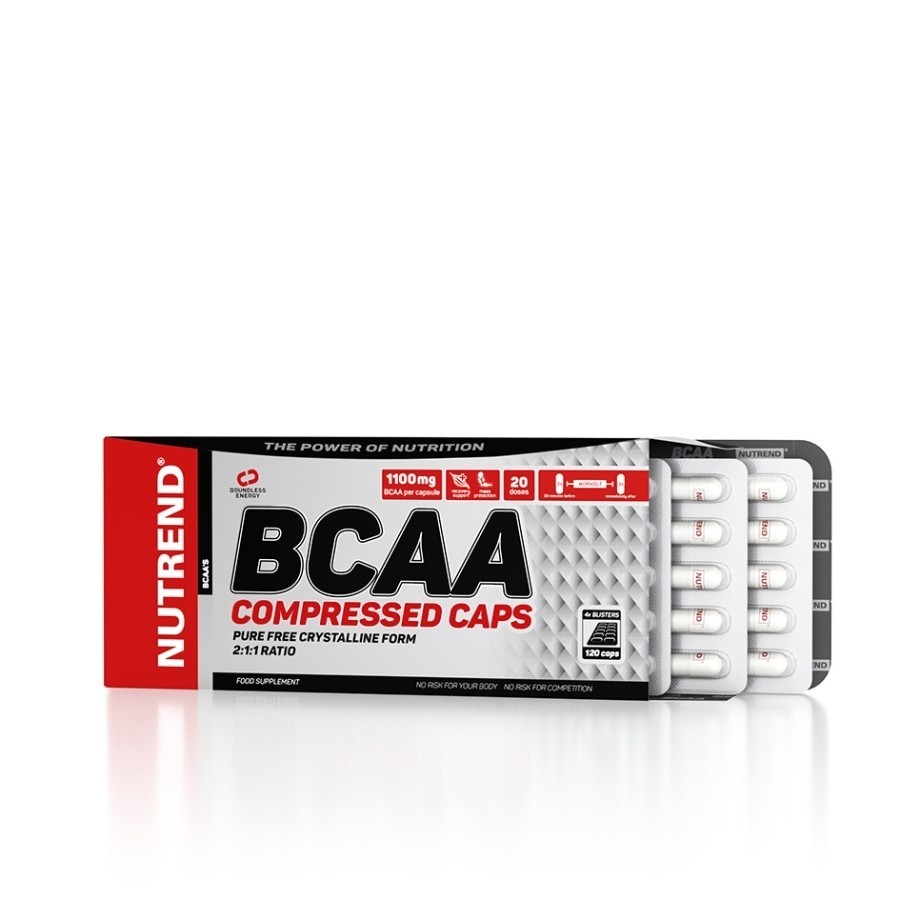 

Аминокислоты Nutrend BCAA Compressed Caps 2:1:1 (120 капсул)