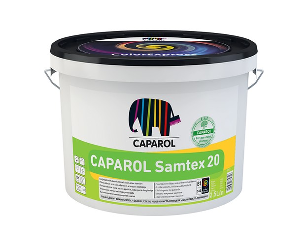 

Краска латексная Caparol Samtex 20 белая 2,5 л арт - 969149