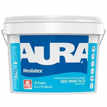 

Краска латексная Aura Neolatex бесцветная 9 л арт - 43037