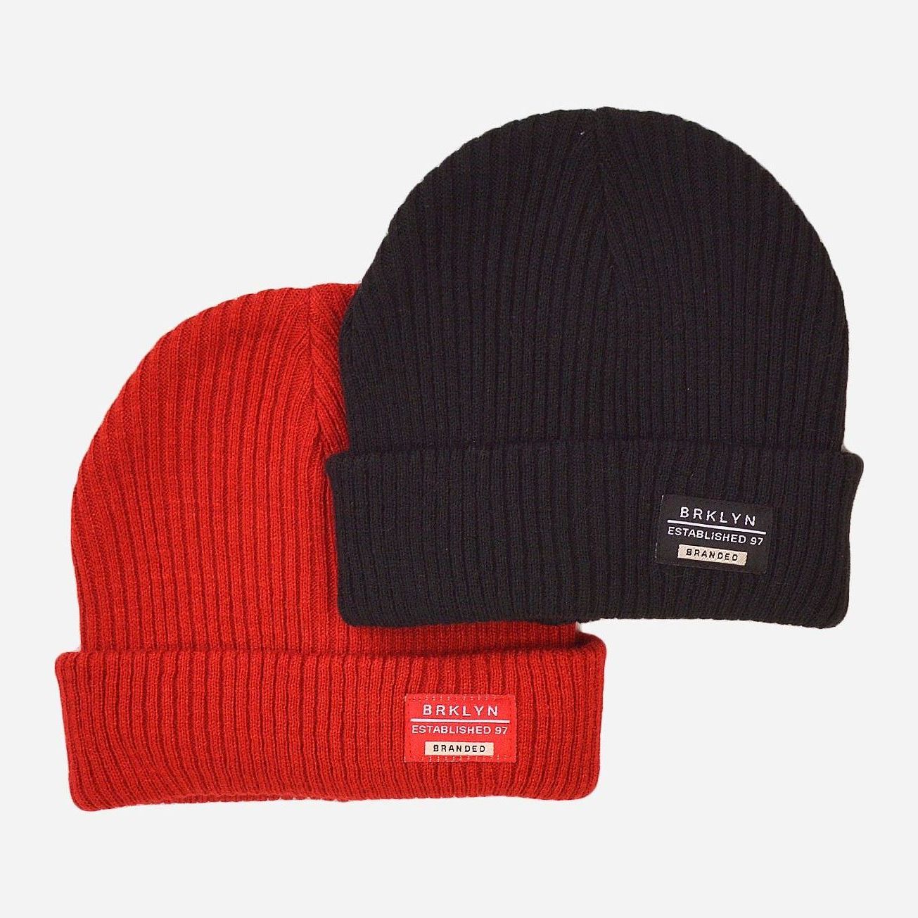 

Демисезонная шапка Minoti KB HAT 33 35366JNR 52-54 см 2 шт Черный/Красный