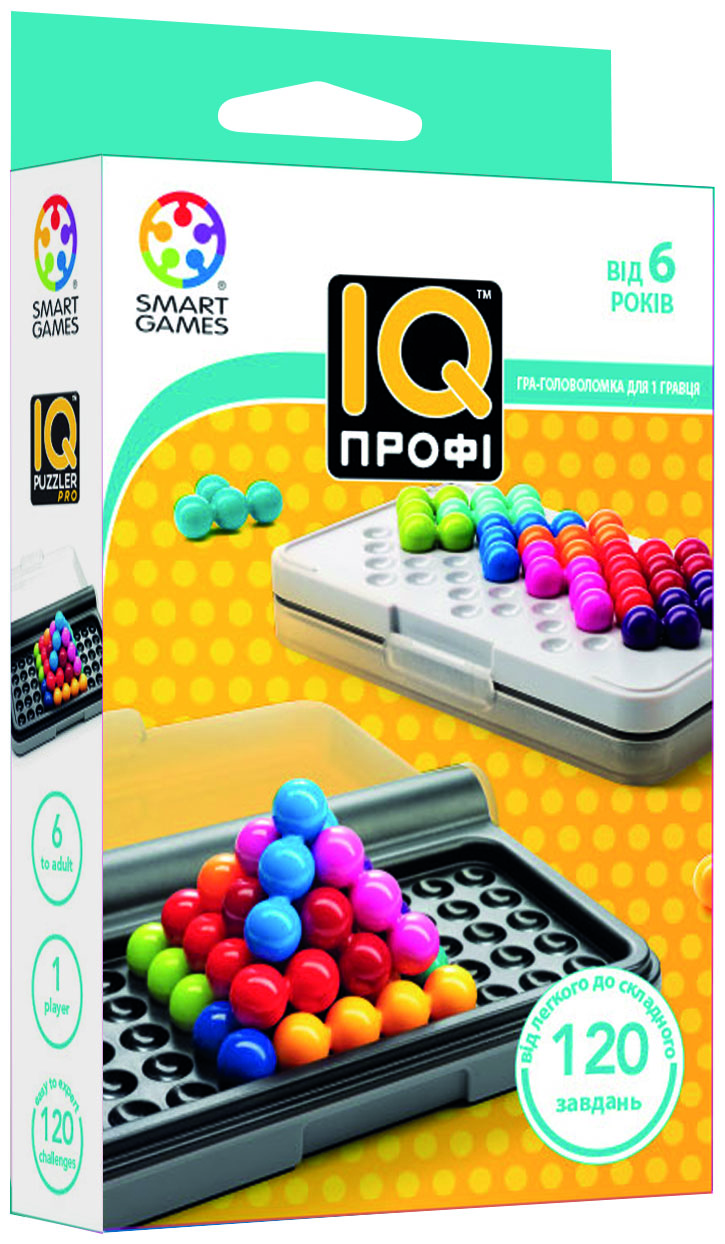 Настольная игра Smart IQ Профи (IQ Puzzler Pro) (SG455UKR) – фото, отзывы,  характеристики в интернет-магазине ROZETKA от продавца: Your board games |  Купить в Украине: Киеве, Харькове, Днепре, Одессе, Запорожье, Львове