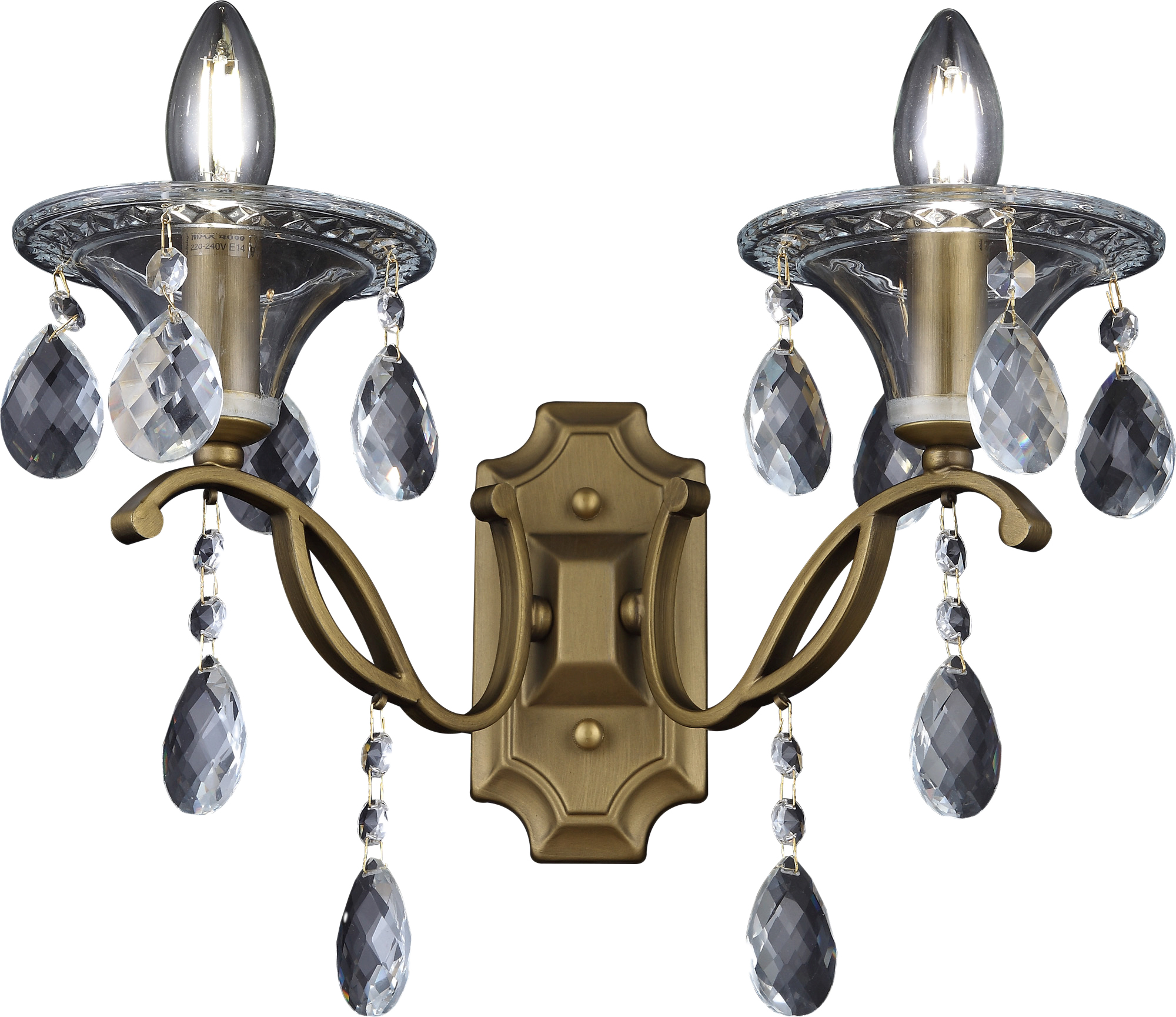 

Бра Altalusse INL-1107W-02 Golden Brass Е14 2x40 Вт