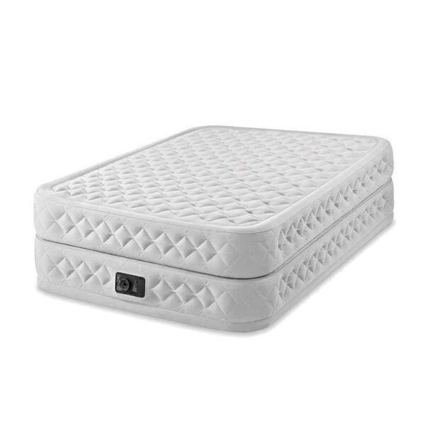 

Двухспальная надувная кровать Intex 64490 Prime Comfort Elevated со встроенным электронасосом и сумкой для хранения 152 x 203 x 51 см Бежевая (RT-64490)