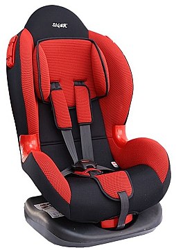

Автокресло детское Siger кокон красный 1-7 лет
