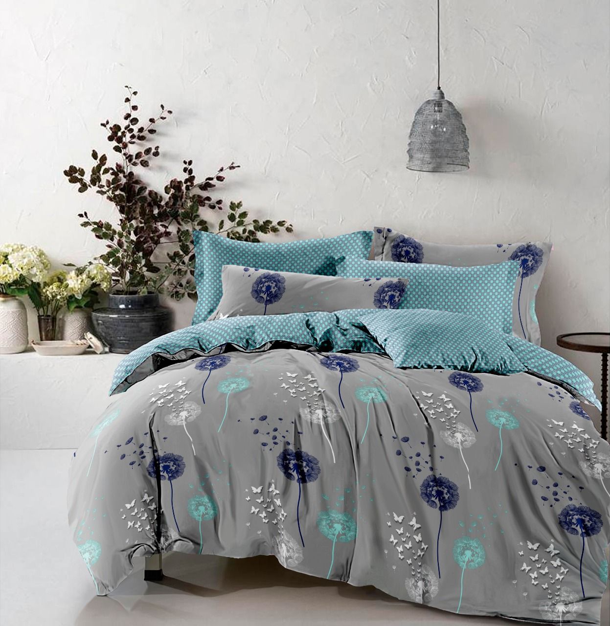

Постельное белье MirSon 17-0431 Turquoise valley Полуторный италия, бязь