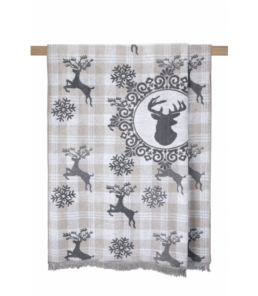 

Плед Arya Deer 150х200 см турция, хлопок