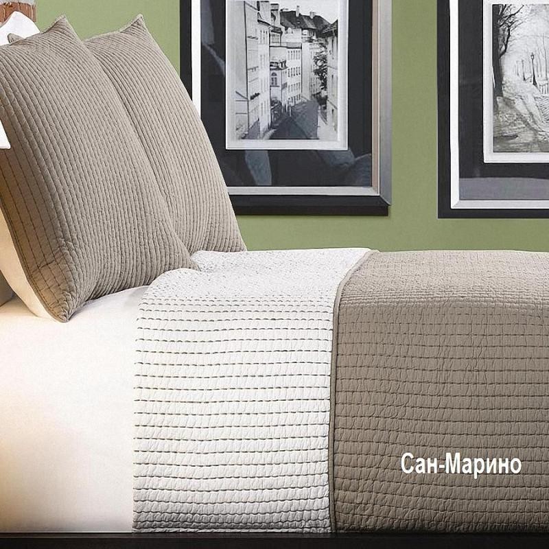 

Покрывало Marca Marco с вышивкой Milano Сан-Марино 200х240 см турция, италия, хлопок+полиэстер