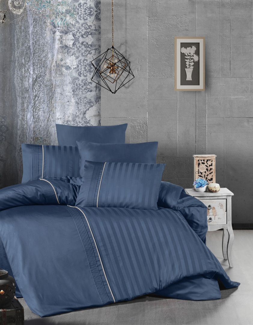 

Постельное белье First Choice Modalife Denim Евро турция, сатин де люкс