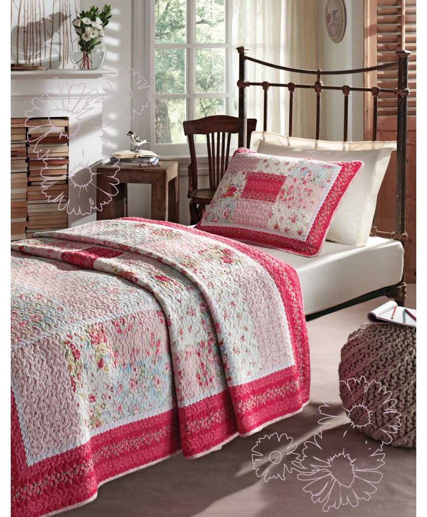 

Покрывало Karaca Home Bonny Patchwork 180х260 см турция, хлопок