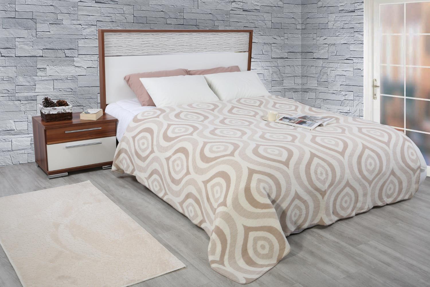 

Плед Cotton Box Diva Pearl 200х220 см турция, хлопок + акрил