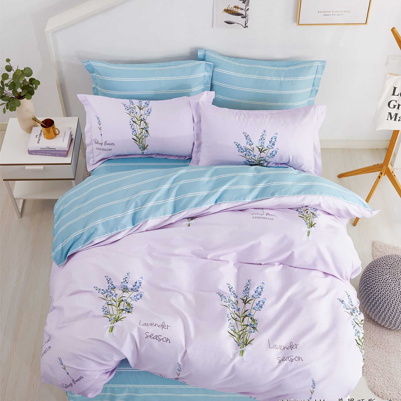 

Постельное белье Home Line Провансальская лаванда Полуторный (50х70) украина, сатин