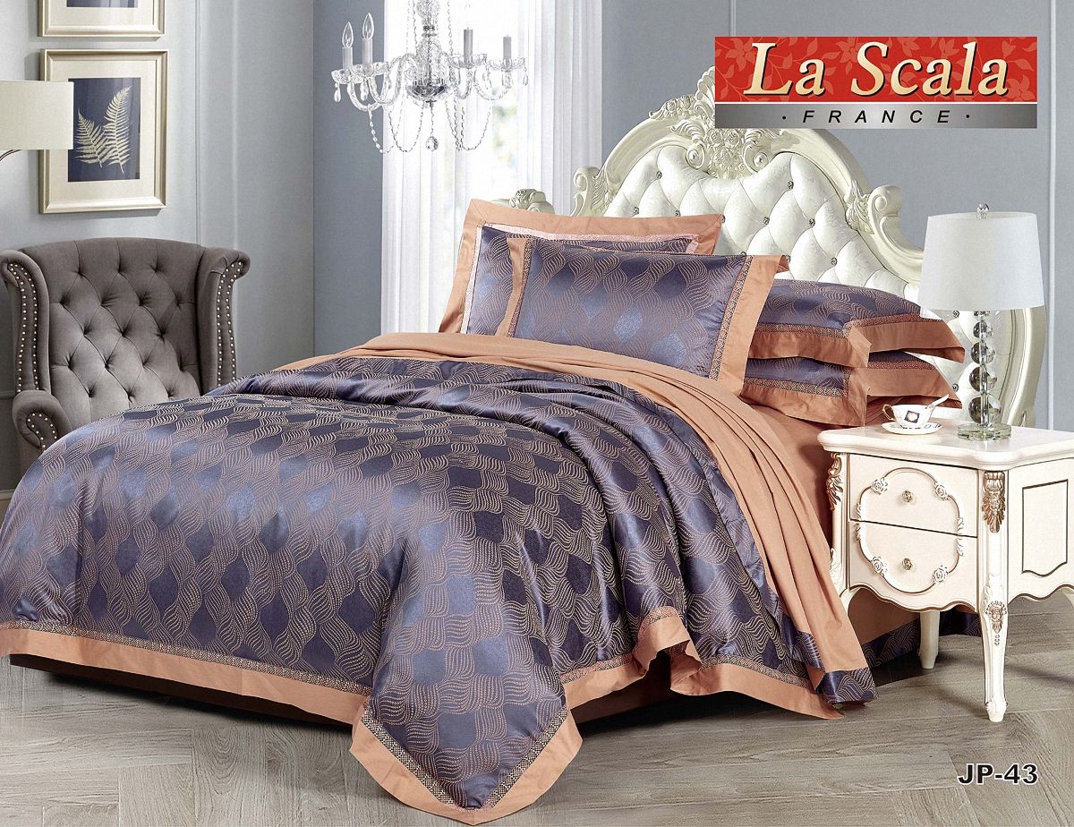 

Постельное белье La Scala JP-43 Двуспальный франция, жаккард