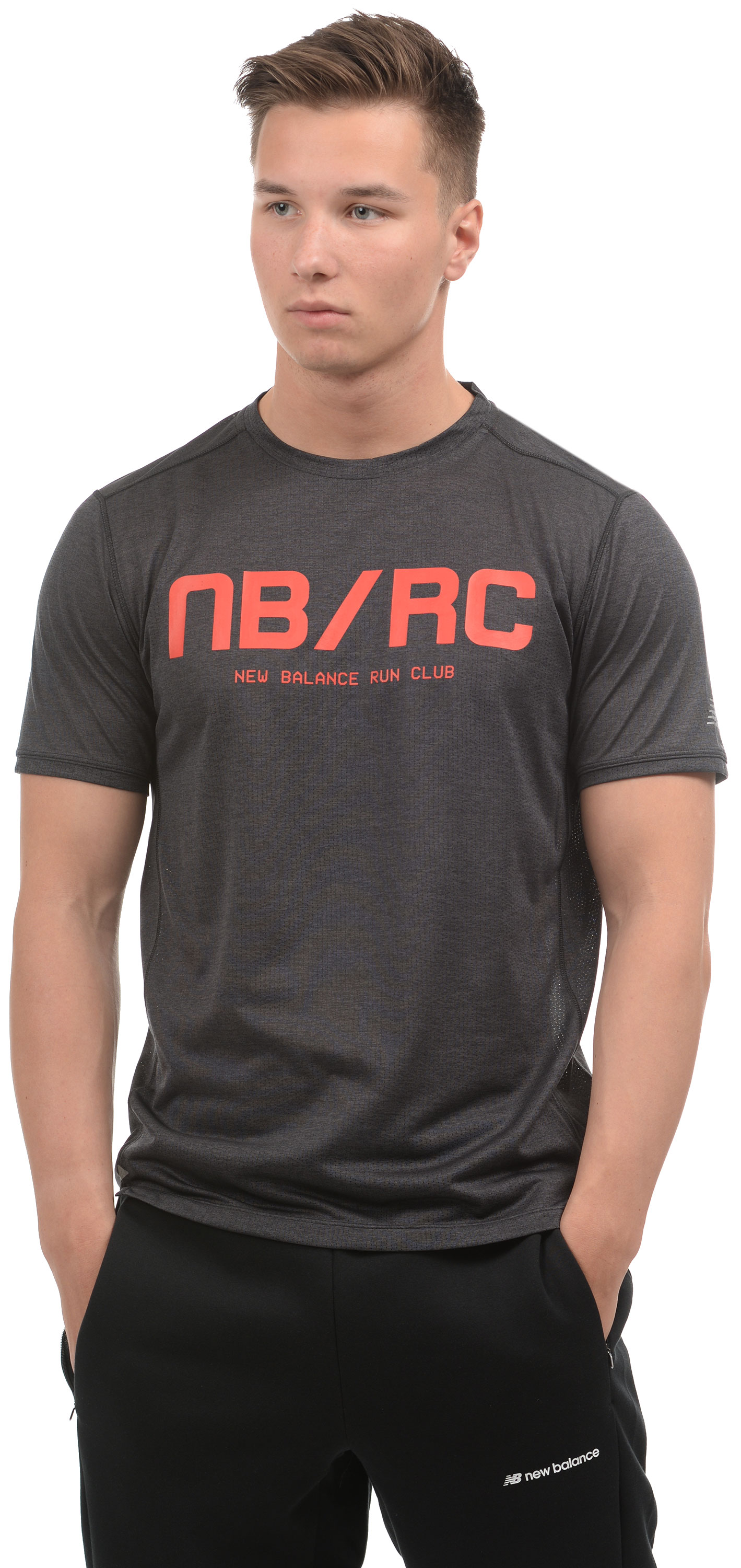 

Футболка New Balance Printed Impact Run Ss MT01235BRD S