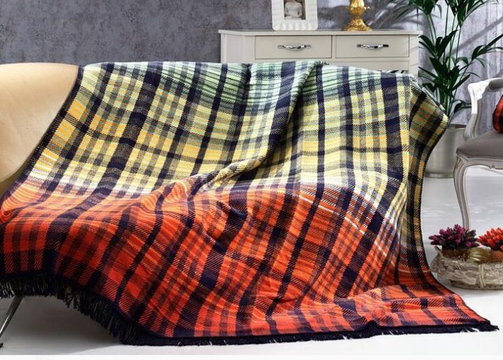

Плед Cotton Box Diva Karegi 180х220 см турция, хлопок + акрил