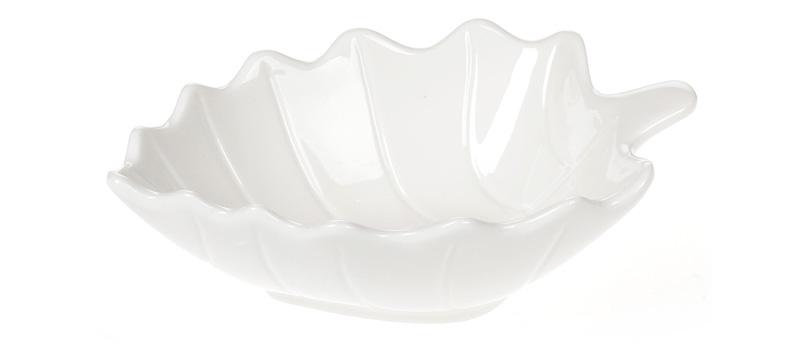 

Набор 12 фарфоровых пиал White City Лист 200мл, белый фарфор Bona BD-988-179