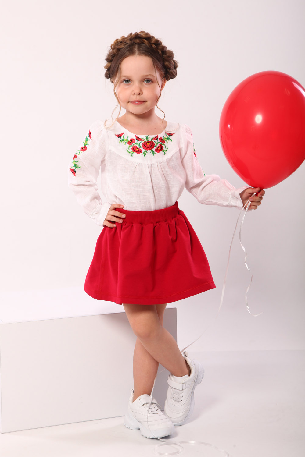 

Юбка Модный карапуз 128 червоний 03-01137-0