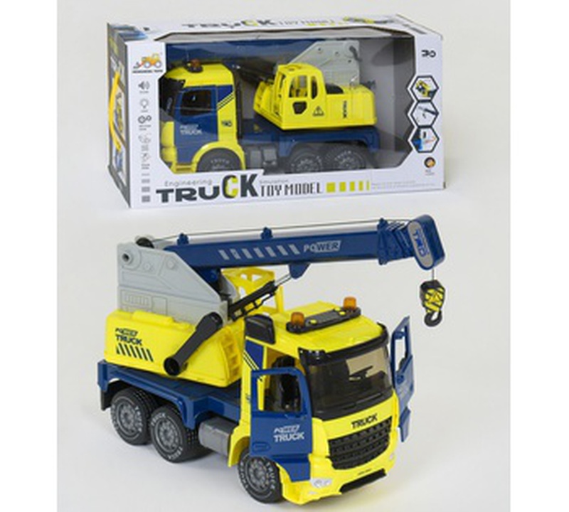 

Машинка Truck кран инерционный со звуком и светом H 998-39