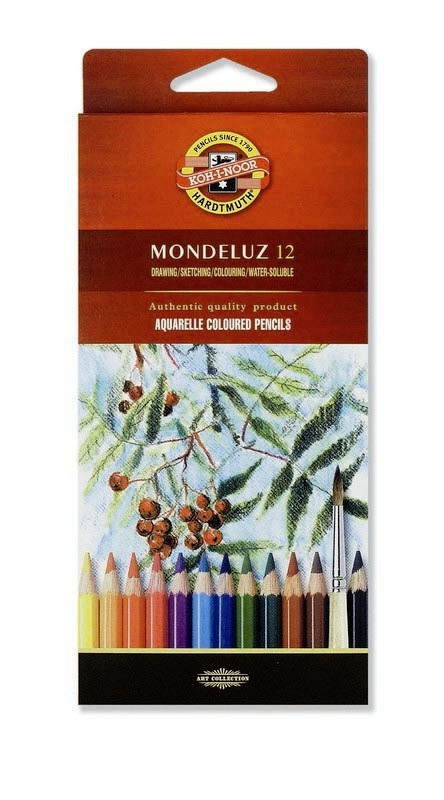 

Карандаши цветные акварельные Koh-i-Noor Mondeluz 12 цветов 3716012001ks