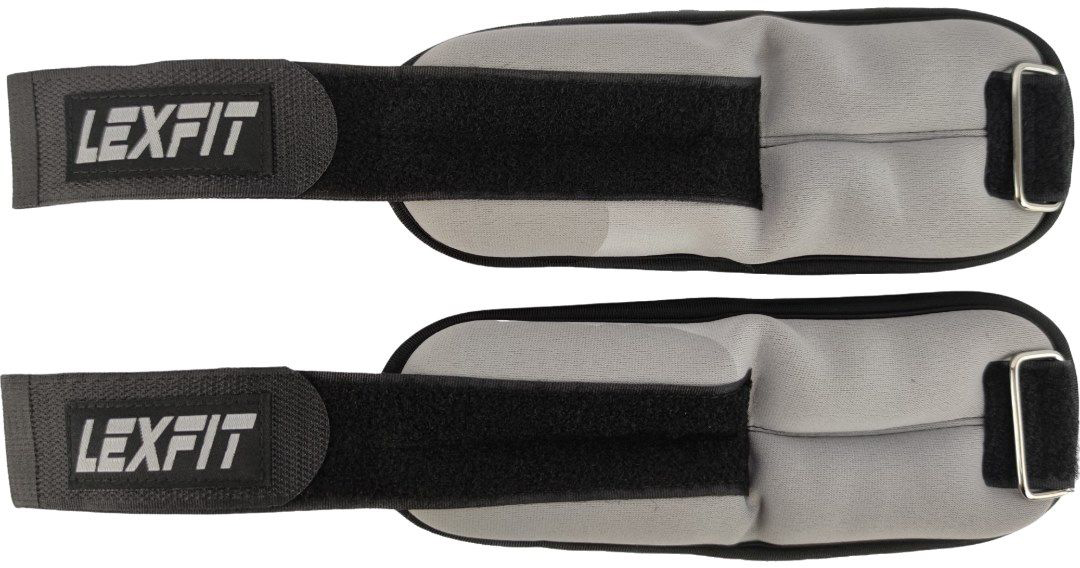 

Утяжелители для рук и ног USA Style LEXFIT 2 шт по 0.5 кг Серые (LKW-1215-0,5)