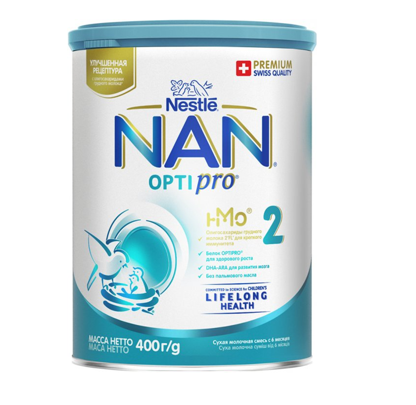 

Дитяча суміш молочна суха Nestle NAN 2 Optipro з олігосахаридом 2 FL (bc-343718)